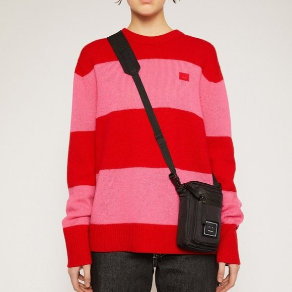 Acne Studios Logo Plaque Pocket Crossbody Bag - Picture 7 of 7